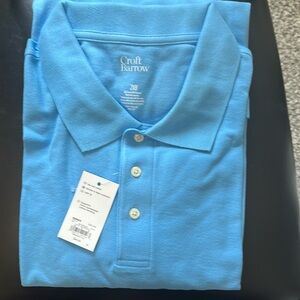 Croft & Barrow Men's Blue Polo Shirt Short Sleeve.